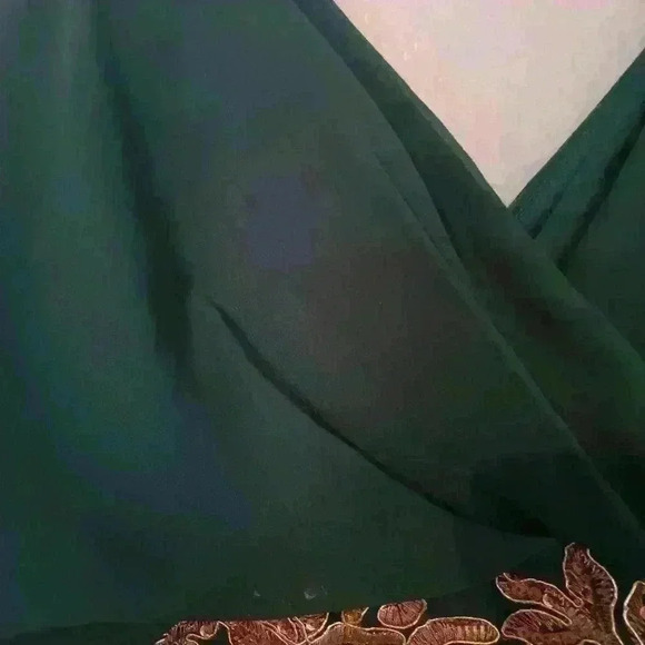 Shein Curve Dress Green Gold sequined Size 2XL - Picture 9 of 16